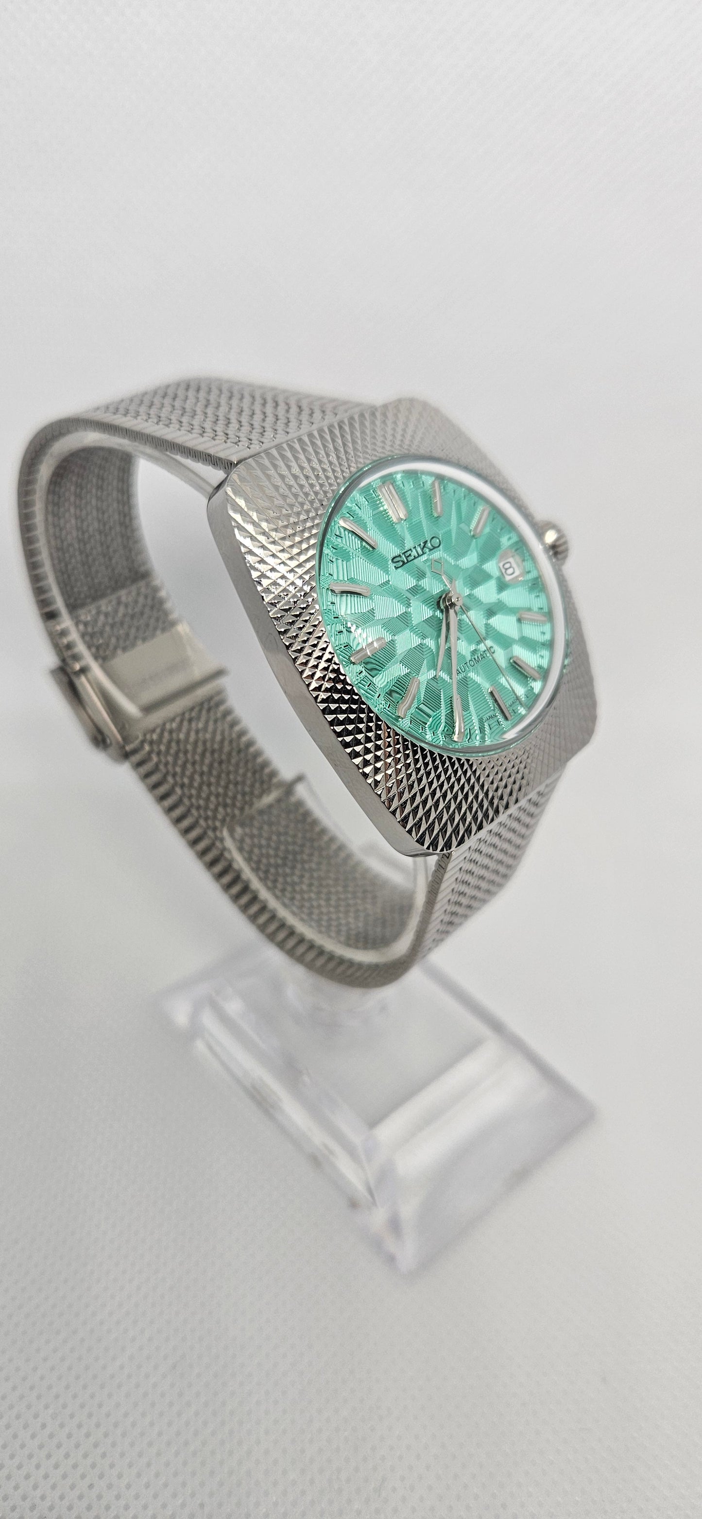 36mm Seiko Mod – Vintage Datejust Tiffany Blue Edition