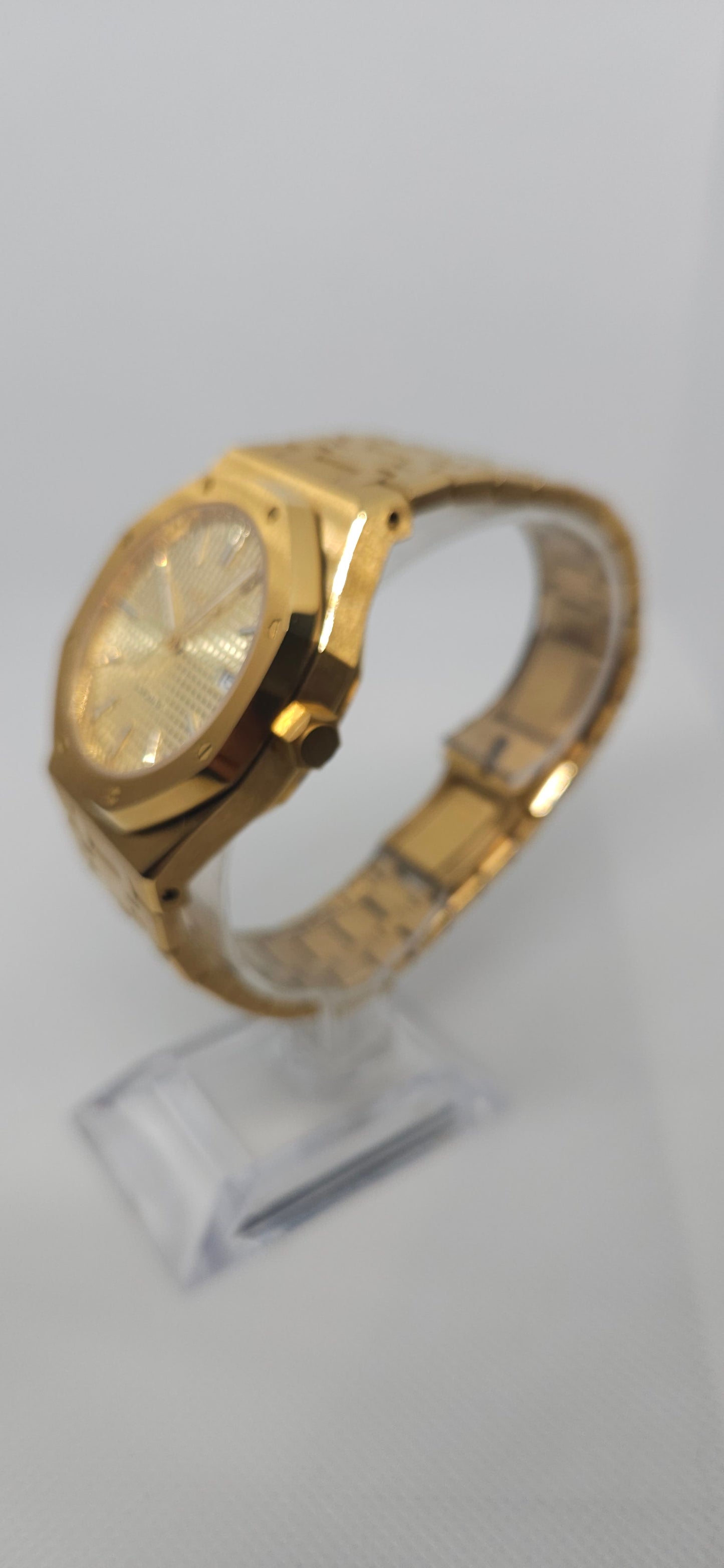 41mm Seiko Mod – Royal Oak Inspired All-Gold