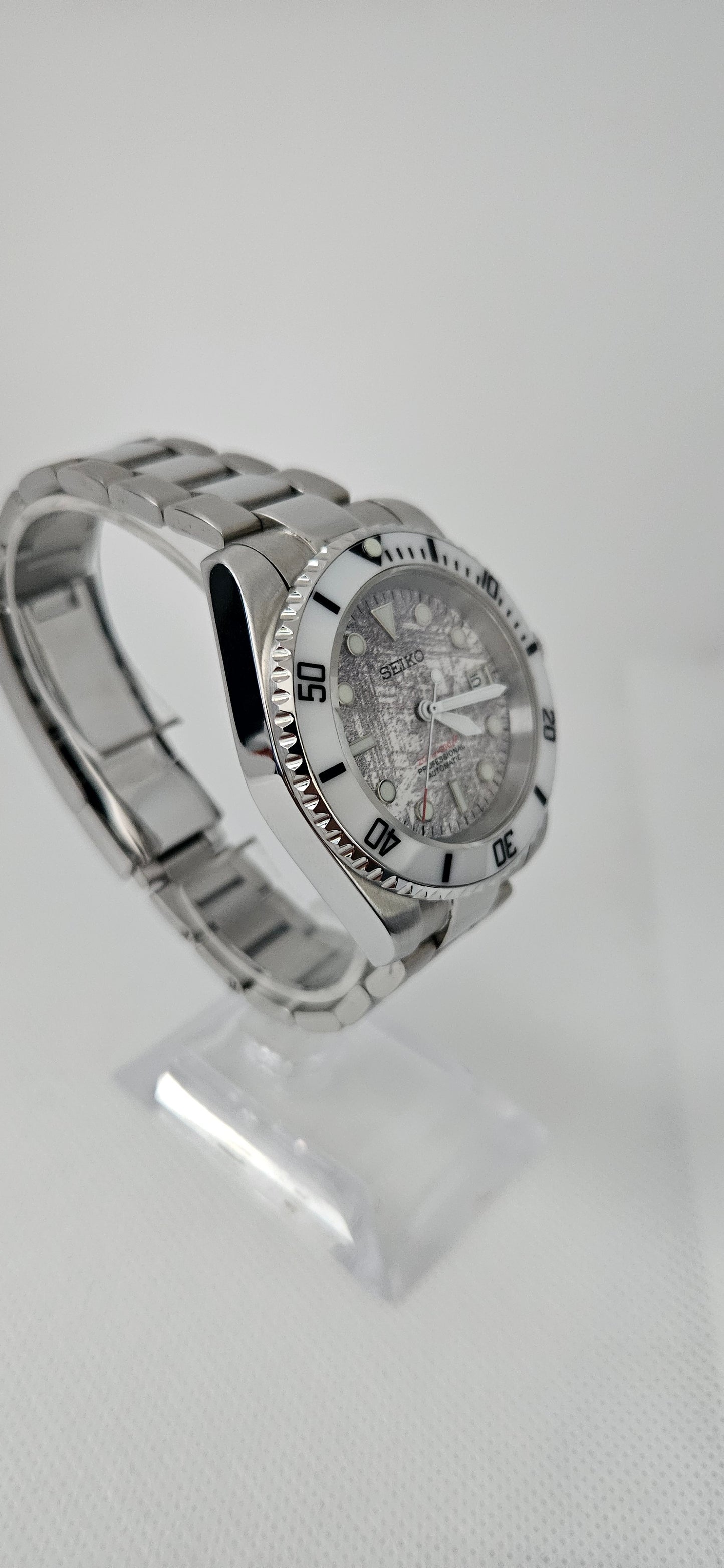 40mm Seiko Mod – Yacht Master Edition with Meteorite Styled Dial