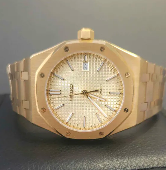 41mm Gold Royal Oak Style Gold Dial